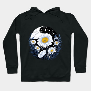 Daisy Flower Starry Sky Hoodie